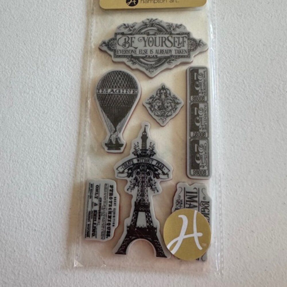 NWT 3 Sets of Graphic 45 Stamps with bonus G45 ink pads